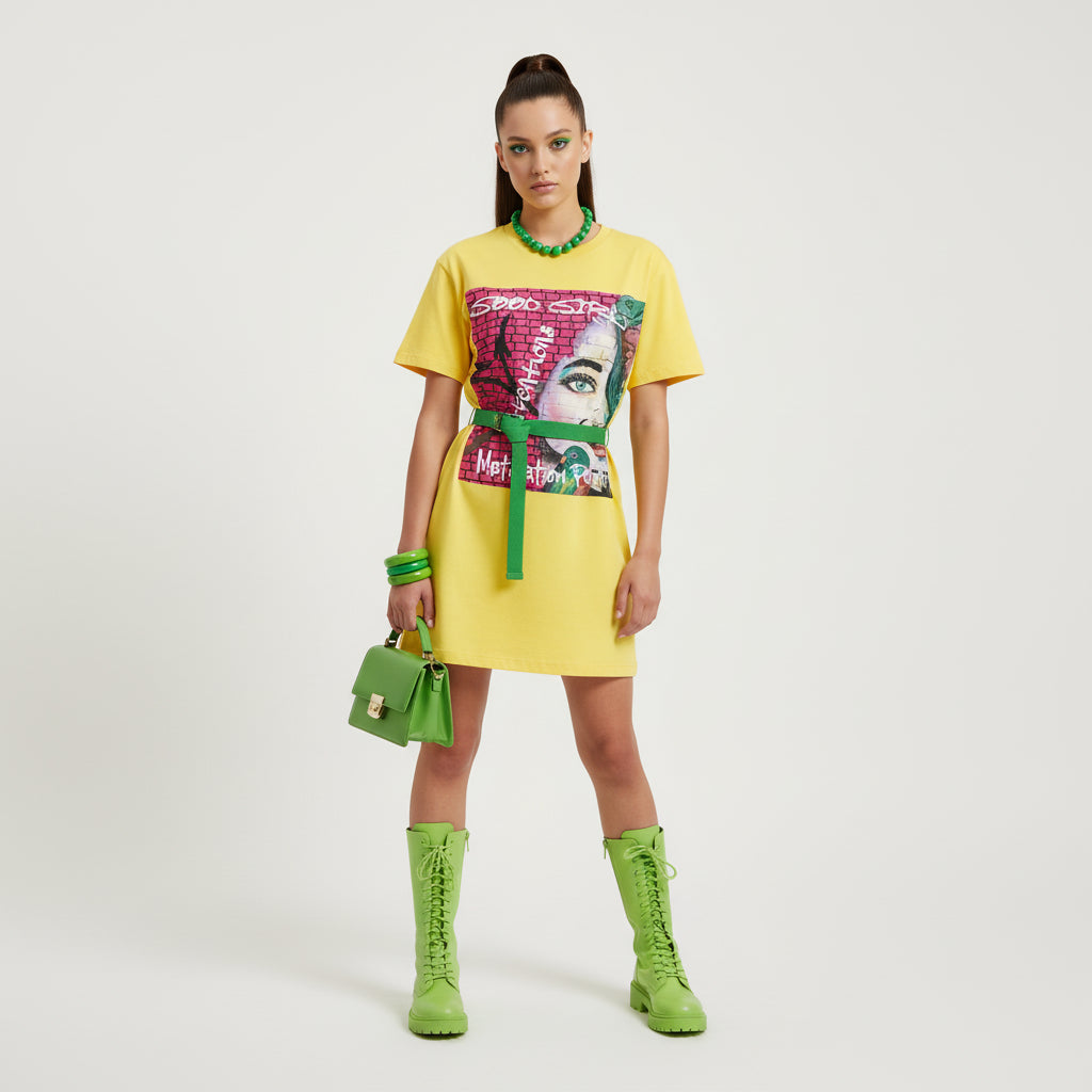 GGBI T-Shirt Dress - IAKAM