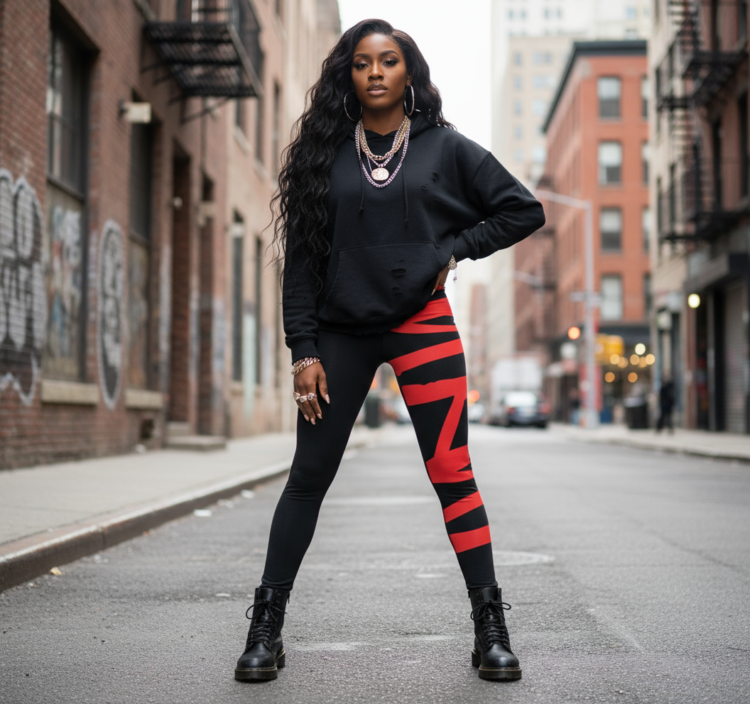IAKAM RED Leggings - IAKAM