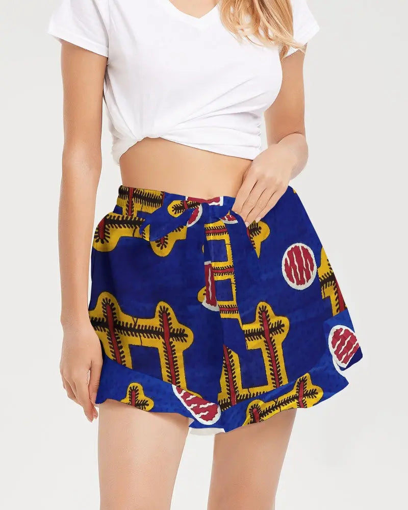 Addison Women's Ruffle Shorts - IAKAM