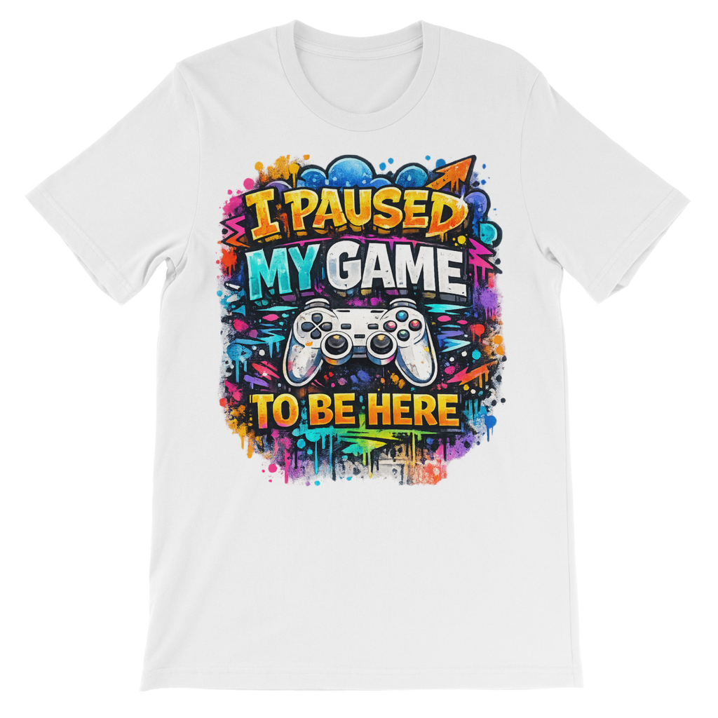 I paused my game Classic Kids T-Shirt