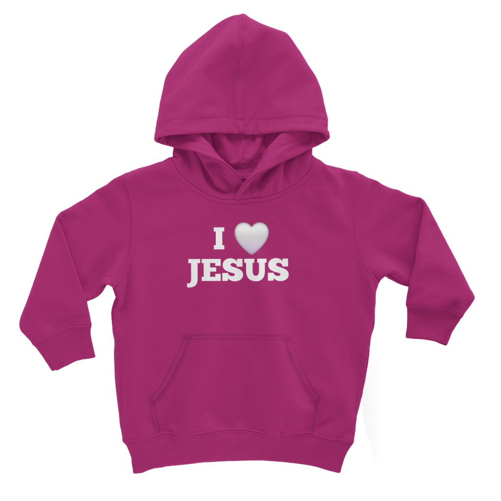 I love Jesus Hoodie for Kids - Classic Design Kids Sweatshirt