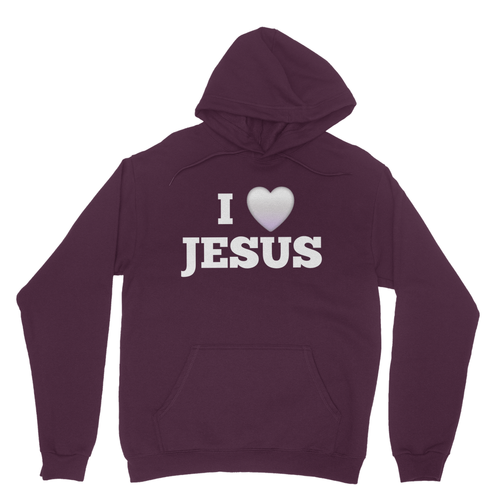 I love Jesus Hoodie for Everyday Comfort - Classic Adult Style