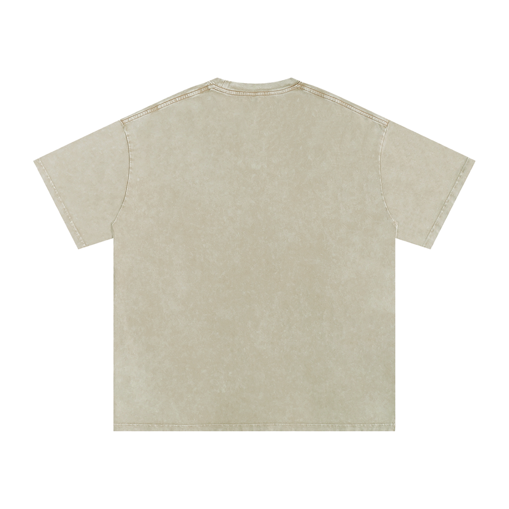 Fuse982 Snow Washed Oversized Cotton T-Shirt