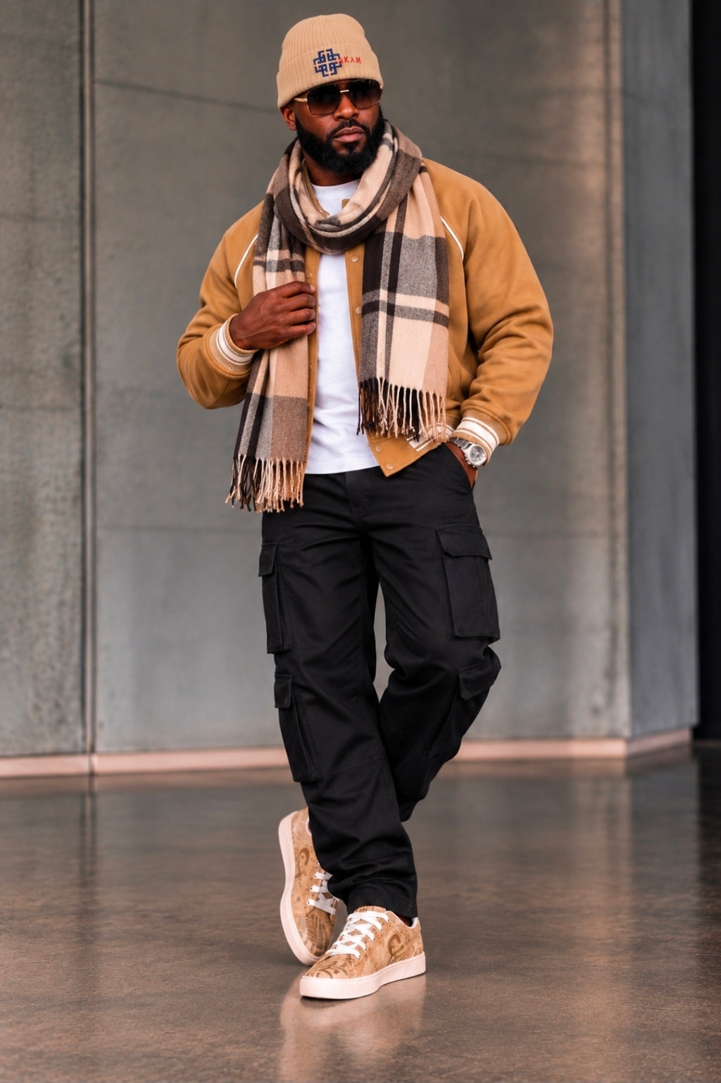 Plaid Fringe Scarf – Stylish, Cozy &amp; Versatile | IAKAM