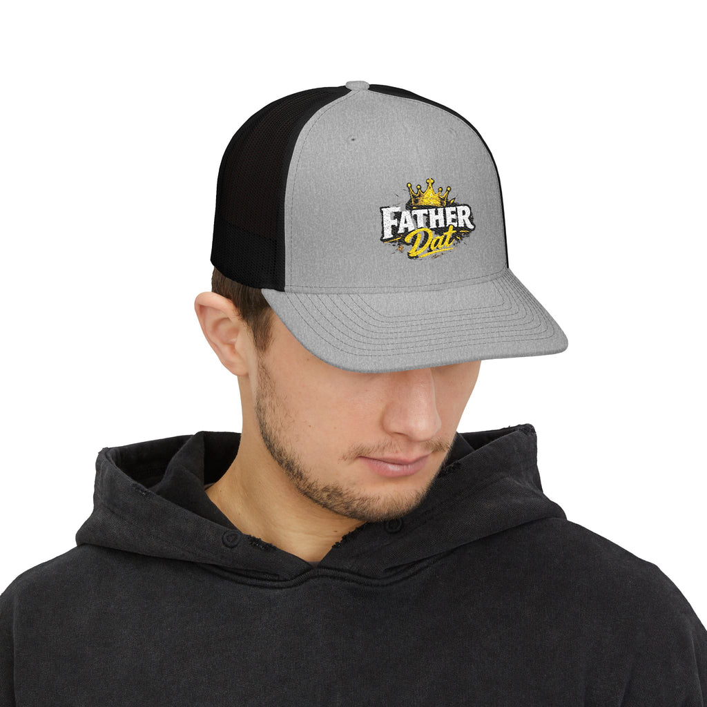Father Dad Crown Snapback Trucker Cap