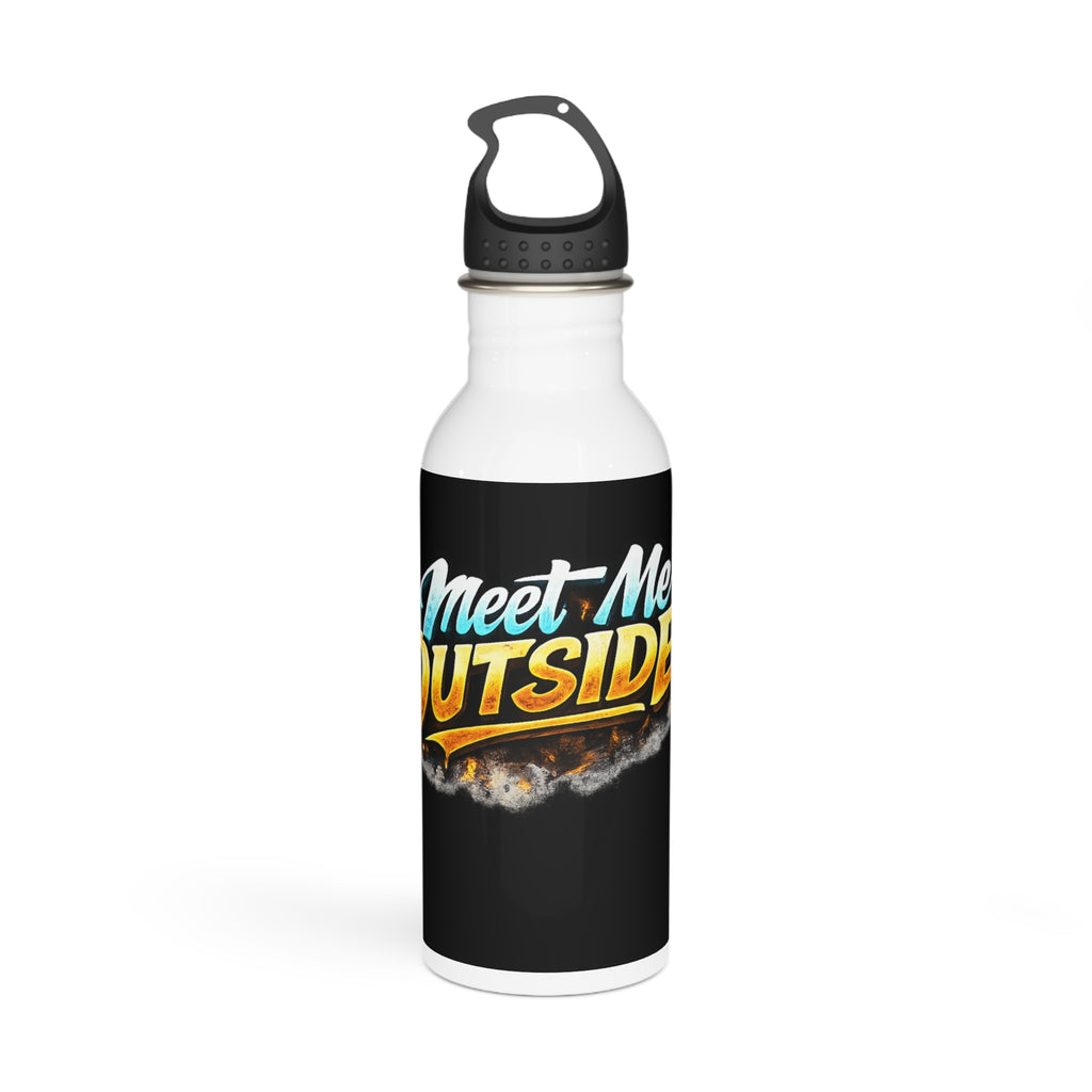 Meet Me Outside Stainless Steel Water Bottle - Perfect Hydration Companion for Outdoor Adventures