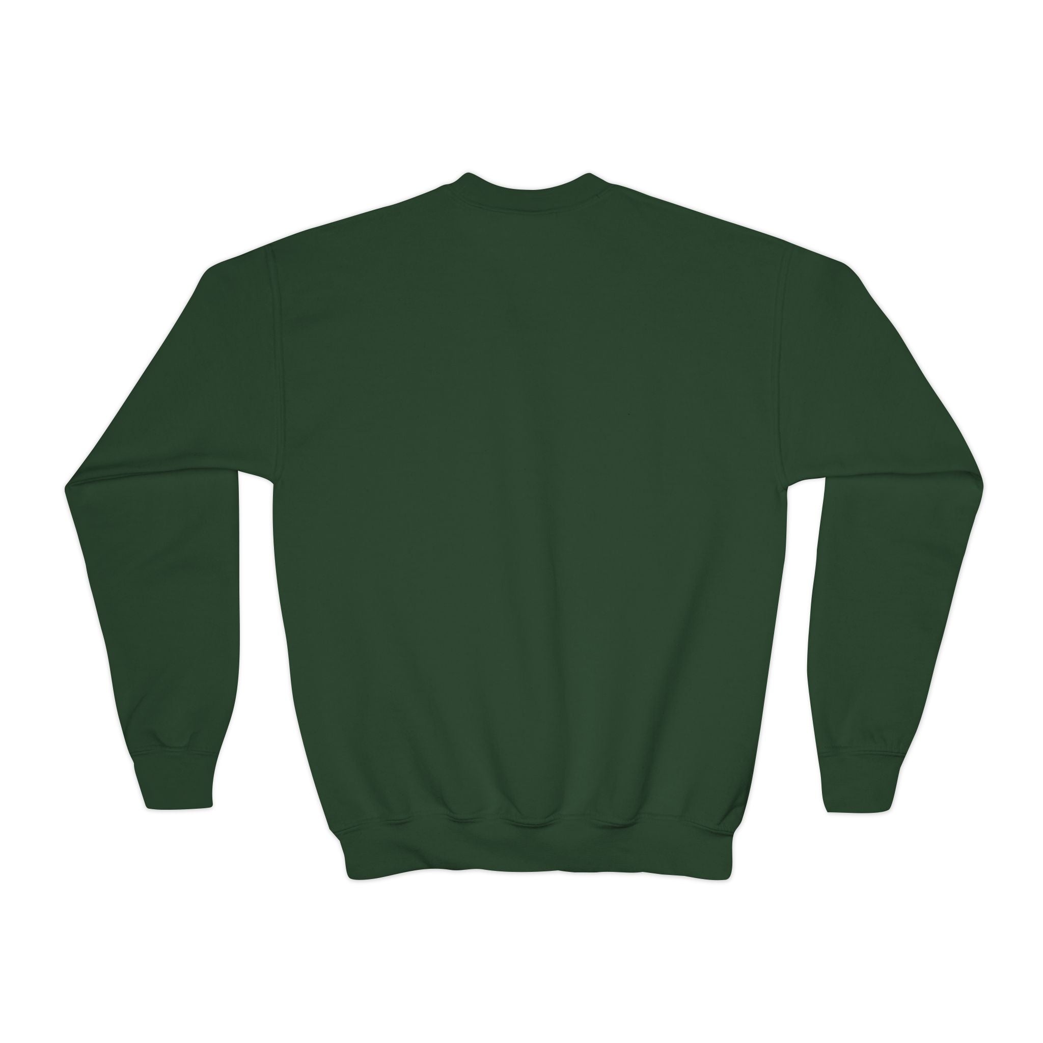 Youth Crewneck Sweatshirt — Minimal White Kid’s Pullover