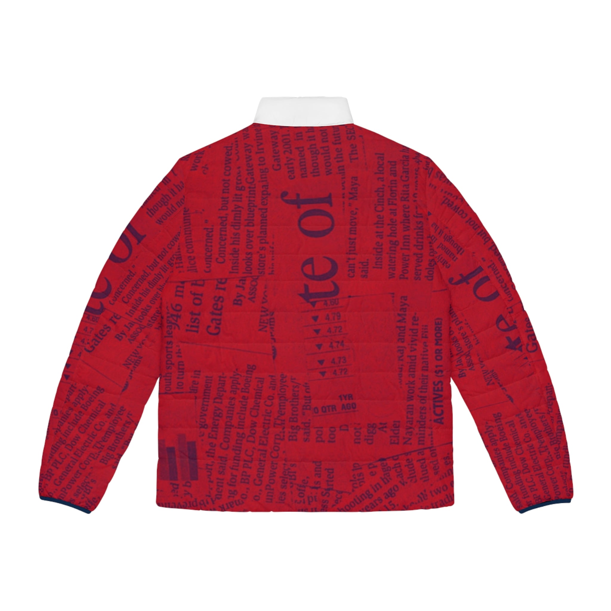 Vintage Red Puffer Jacket - IAKAM