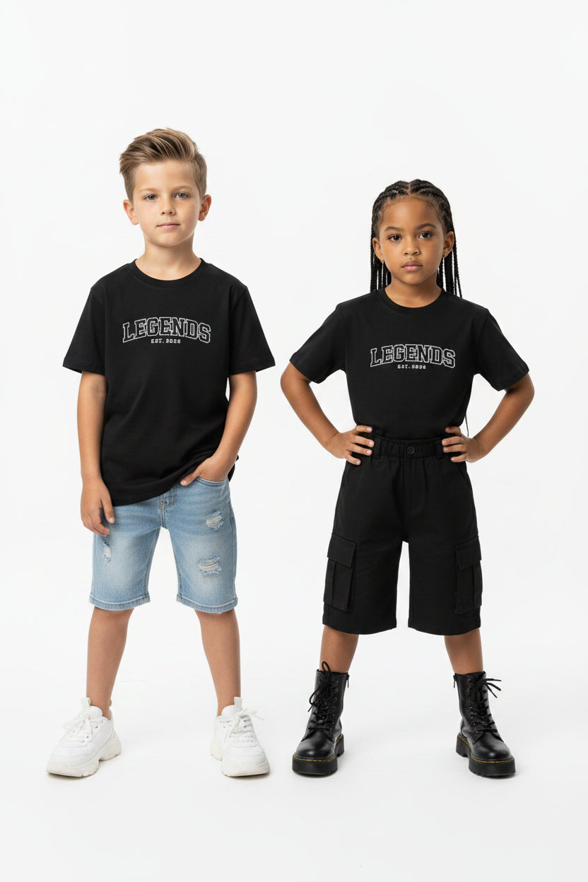 Kids Tee — 'LEGENDS' Mini Logo Graphic Shirt