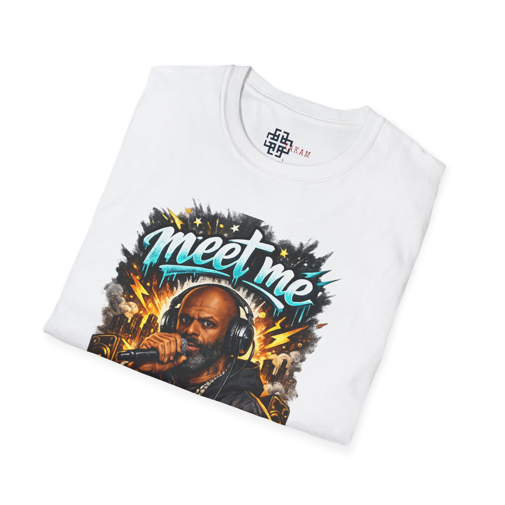 Meet Me Outside Fuse982 Bold Graphic Streetwear T-Shirt - Trendy Urban Fashion