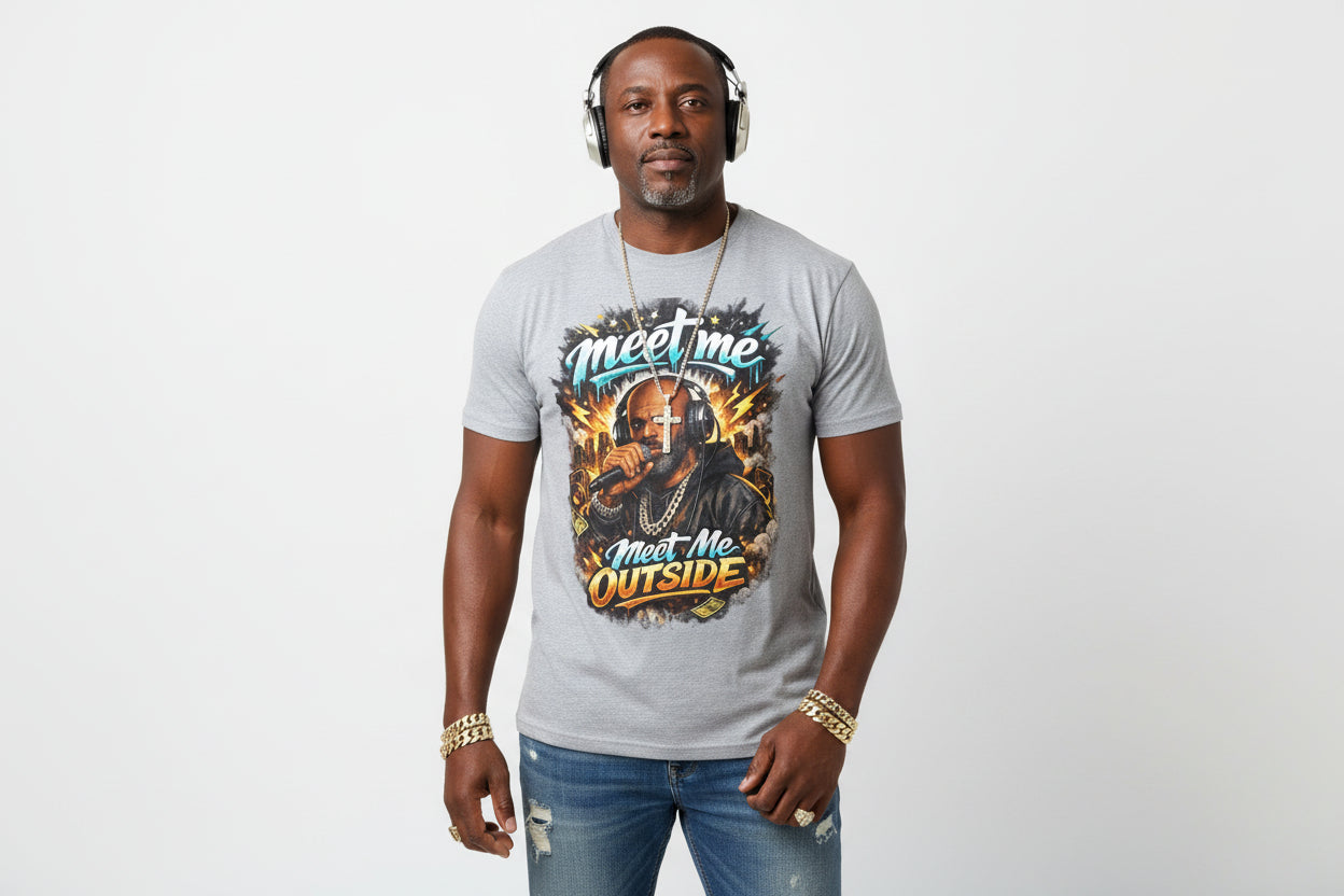 Meet Me Outside Fuse982 T-Shirt — Bold Graphic Streetwear Tee