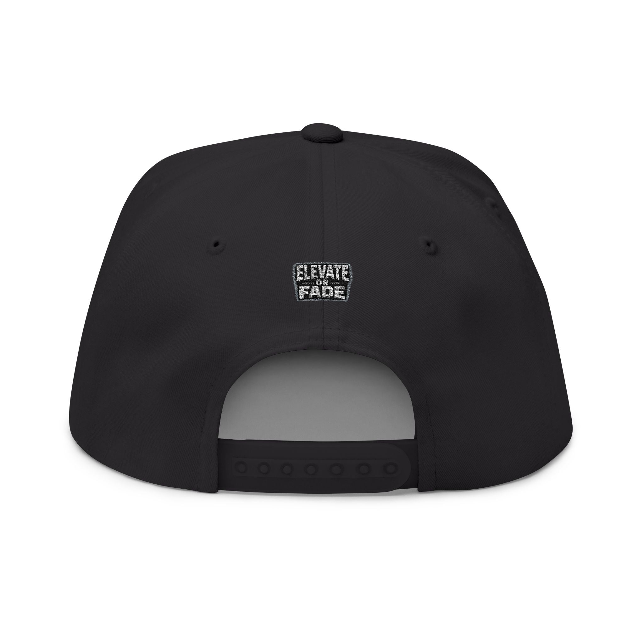 Elevate or Fade Flat Bill Cap for Trendy Casual Styles