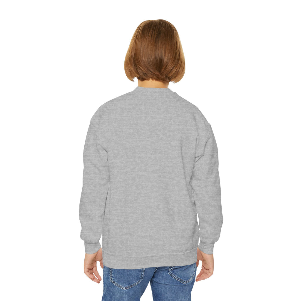 Youth Crewneck Sweatshirt – Classic Plain White Kids Pullover
