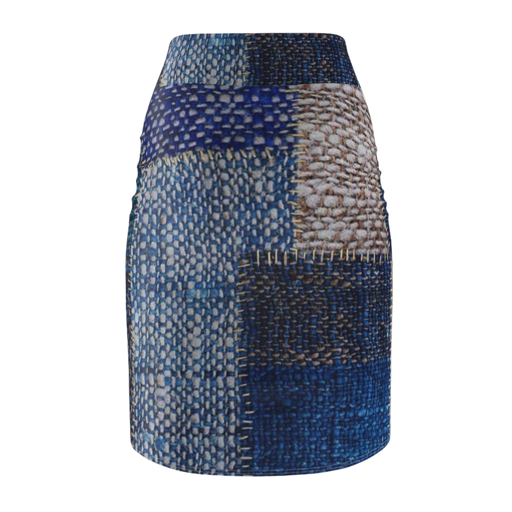 Women's Pencil Patch Skirt - IAKAM