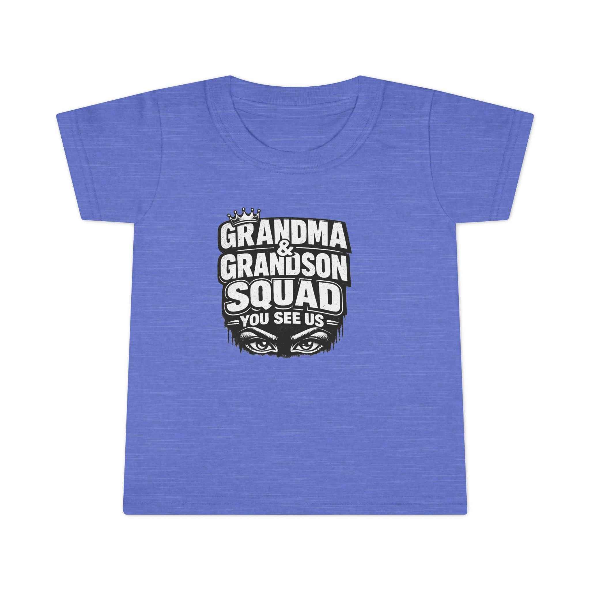 Toddler T-Shirt - Grandma & Grandson Squad "You See Us" Graphic