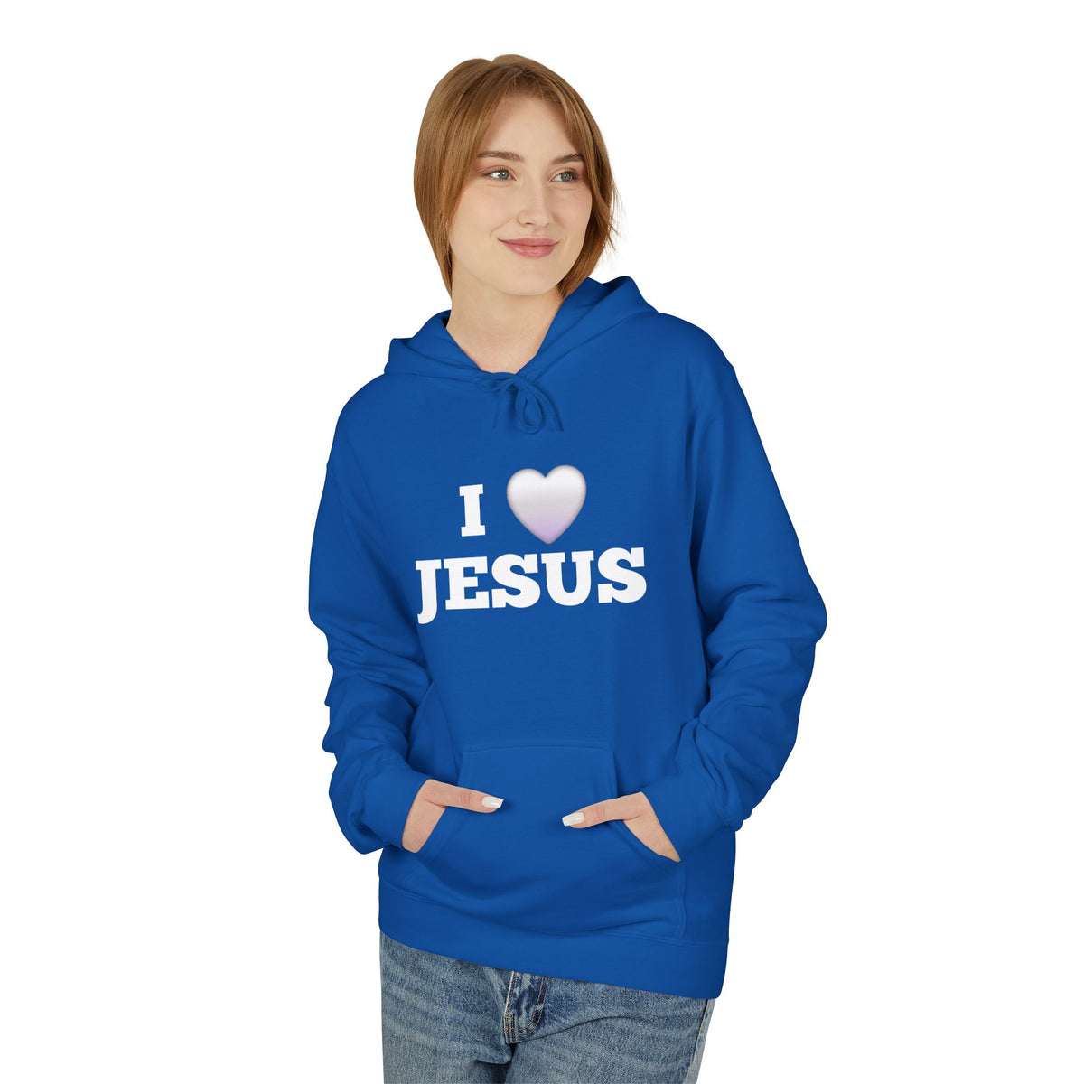 I Love Jesus Christian Faith Hoodie
