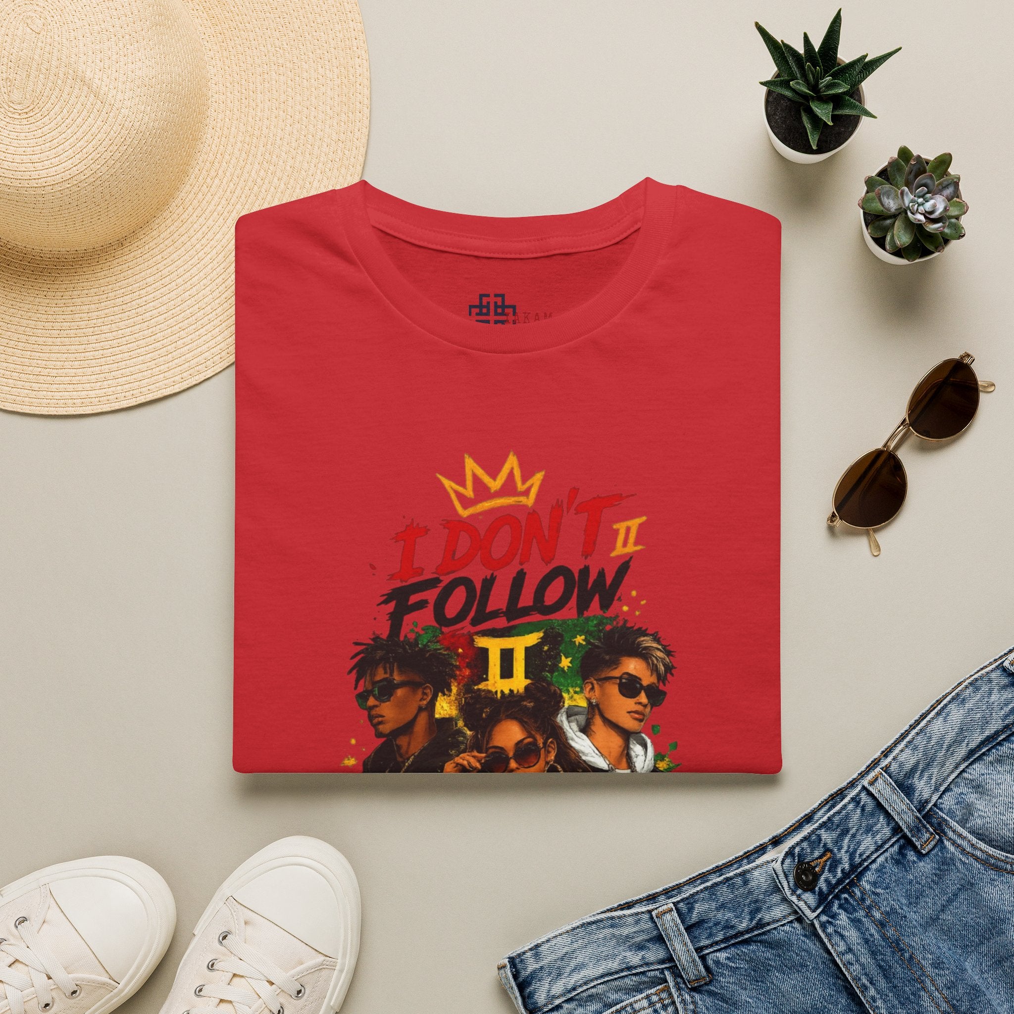 I Don't Follow Trends T‑Shirt 3— Retro Rebel Graphic Tee