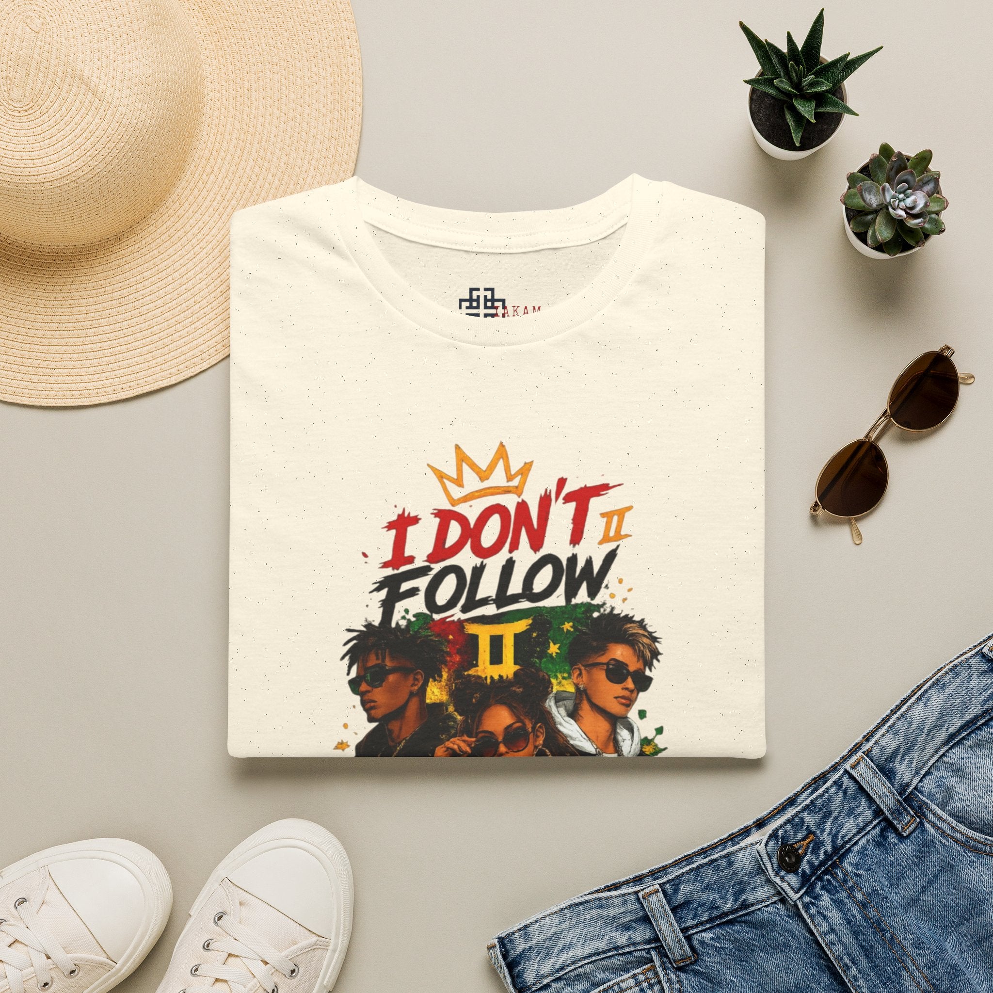 I Don't Follow Trends T‑Shirt 3— Retro Rebel Graphic Tee