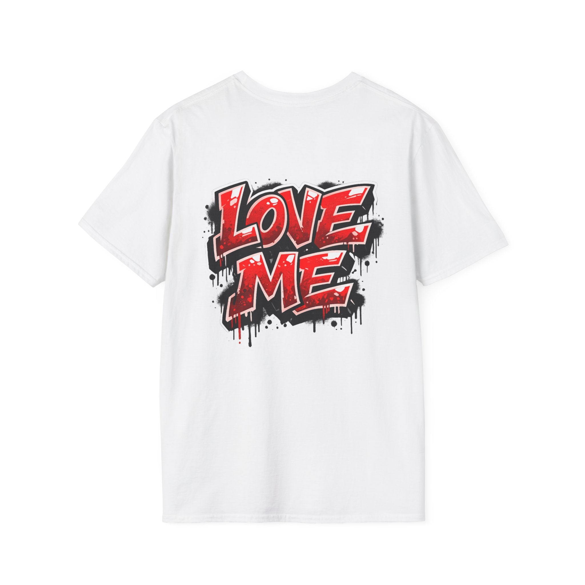 Broken Teddy Bear Graphic Tee — "Love Me" Street Art Shirt Unisex