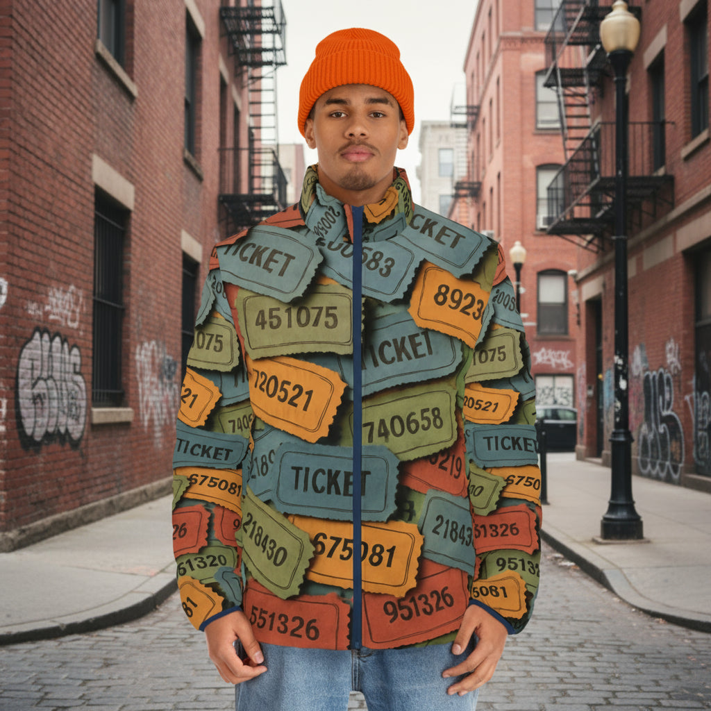 Men's Puffer Ticket Jacket - IAKAM