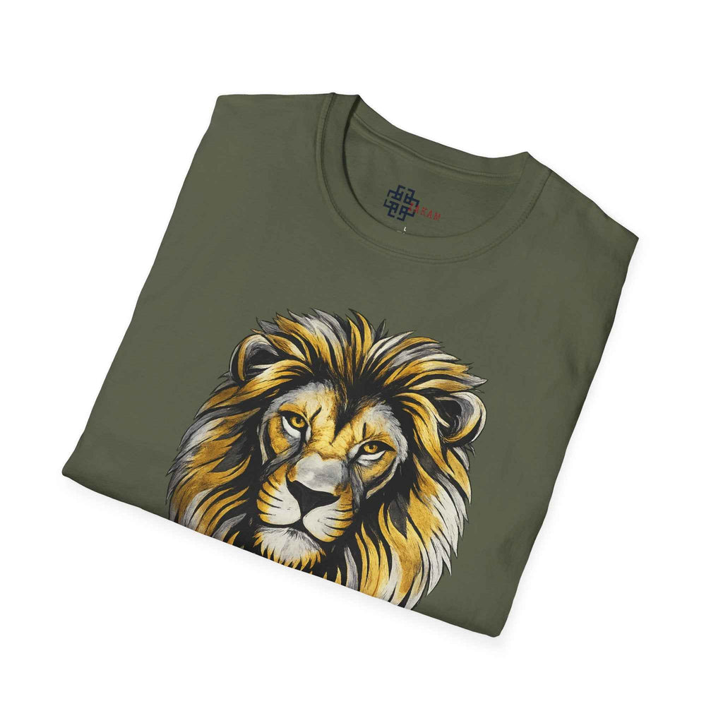 Lionheart Graphic T-Shirt - Striking Lion Head Art Design