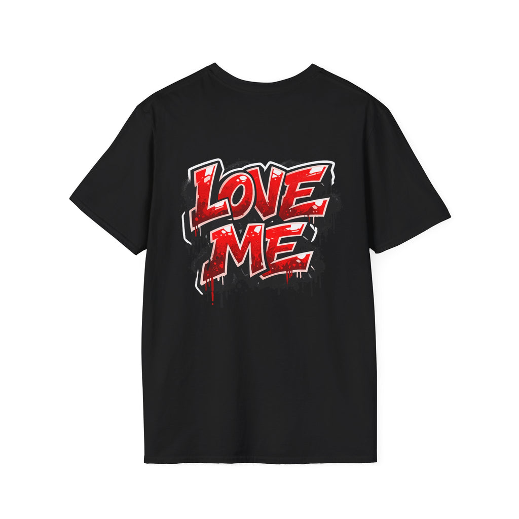 Broken Teddy Bear Graphic Tee — "Love Me" Street Art Shirt Unisex