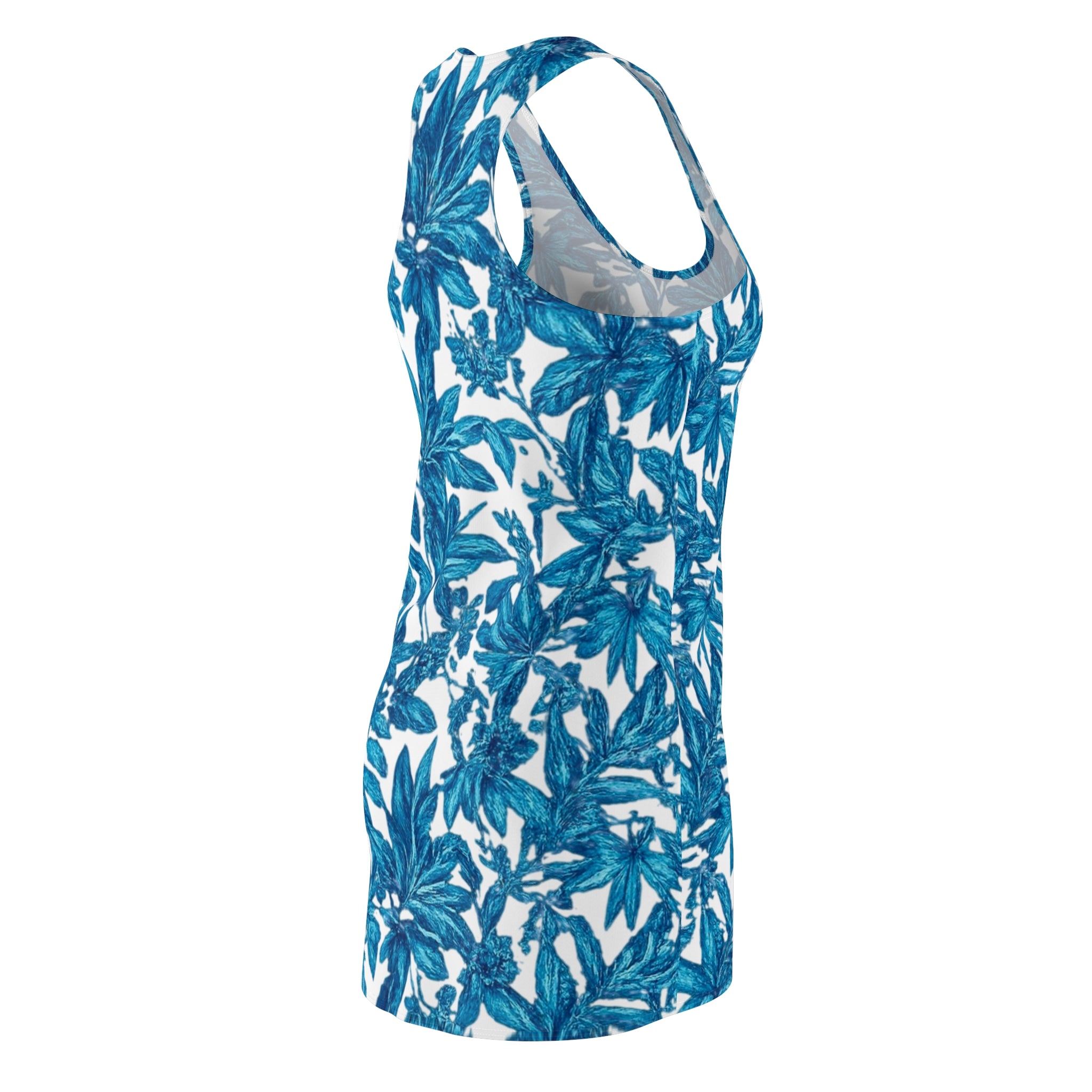 Tropical Floral Racerback Dress for Effortless Summer Style