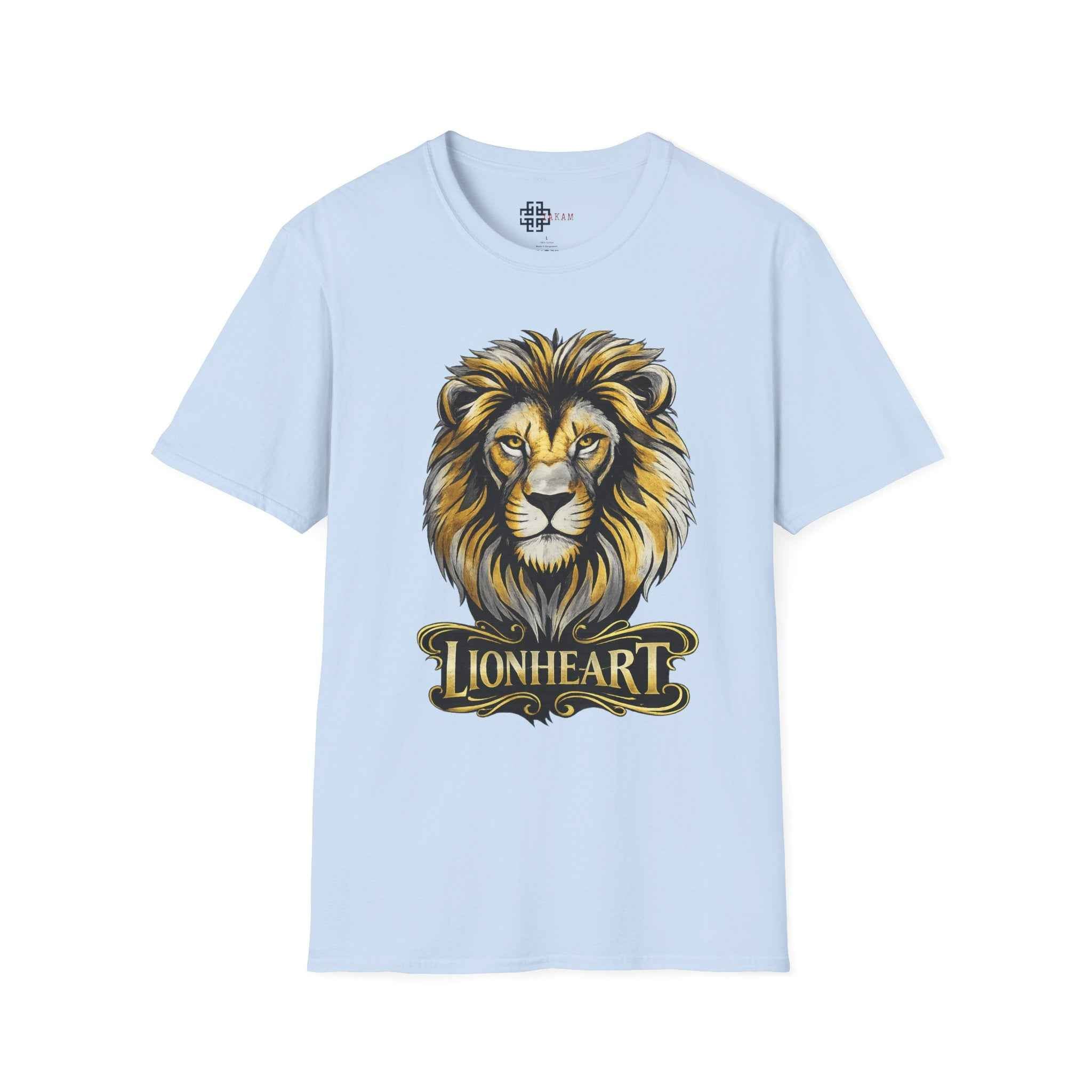Lionheart Graphic T-Shirt — Bold Lion Head Design