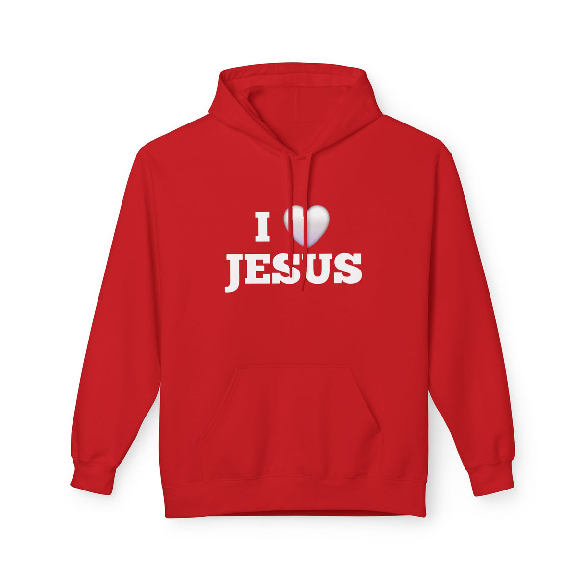 I Love Jesus Christian Faith Hoodie