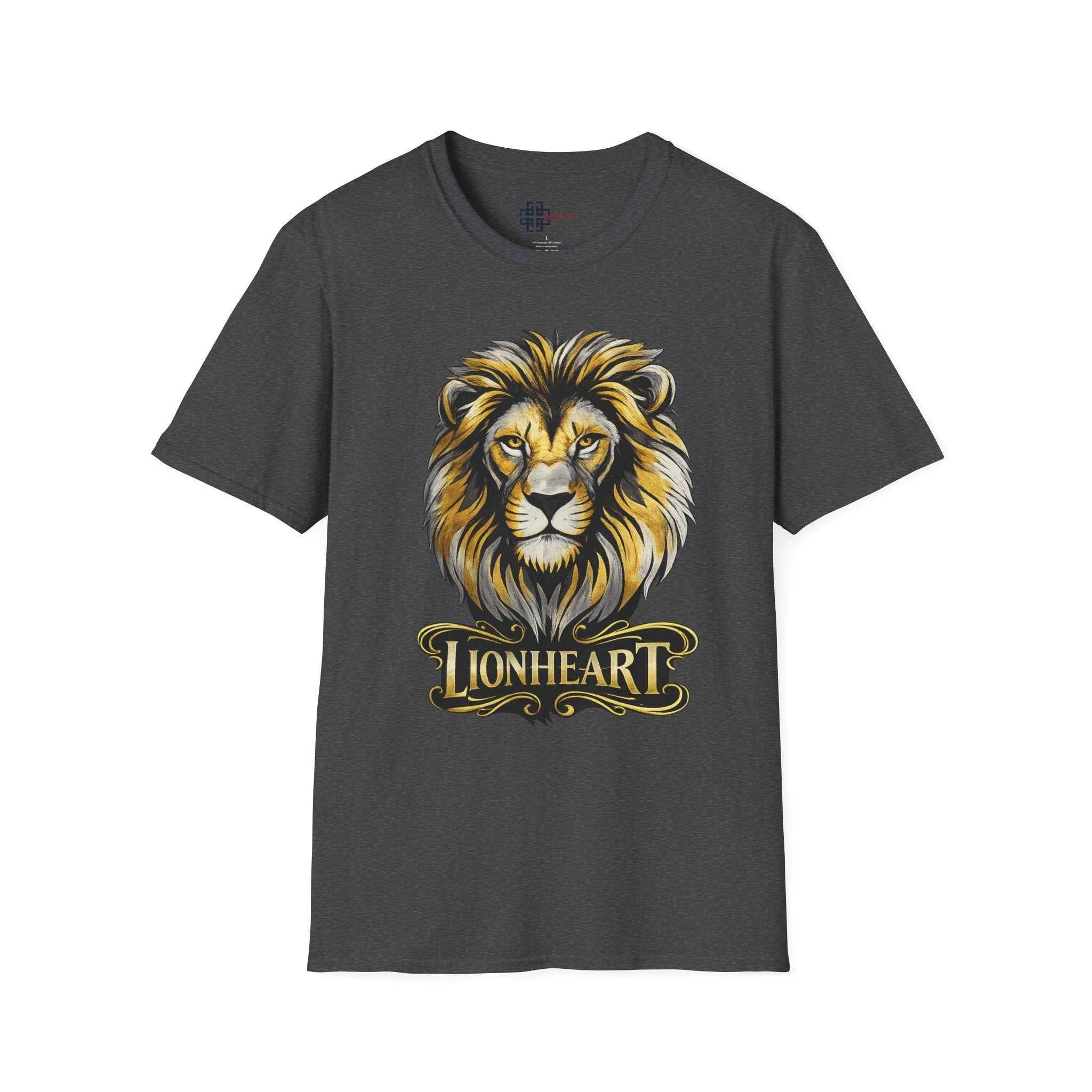 Lionheart Graphic T-Shirt — Bold Lion Head Design