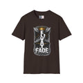 Elevate or Fade Streetwear T-Shirt - Motivational Tee with Crown & Wings
