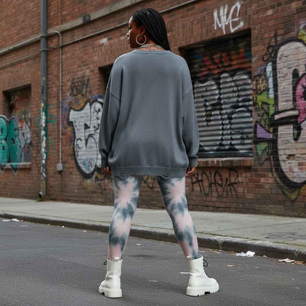 Cotton Candy Tie Dye Stretchy Leggings