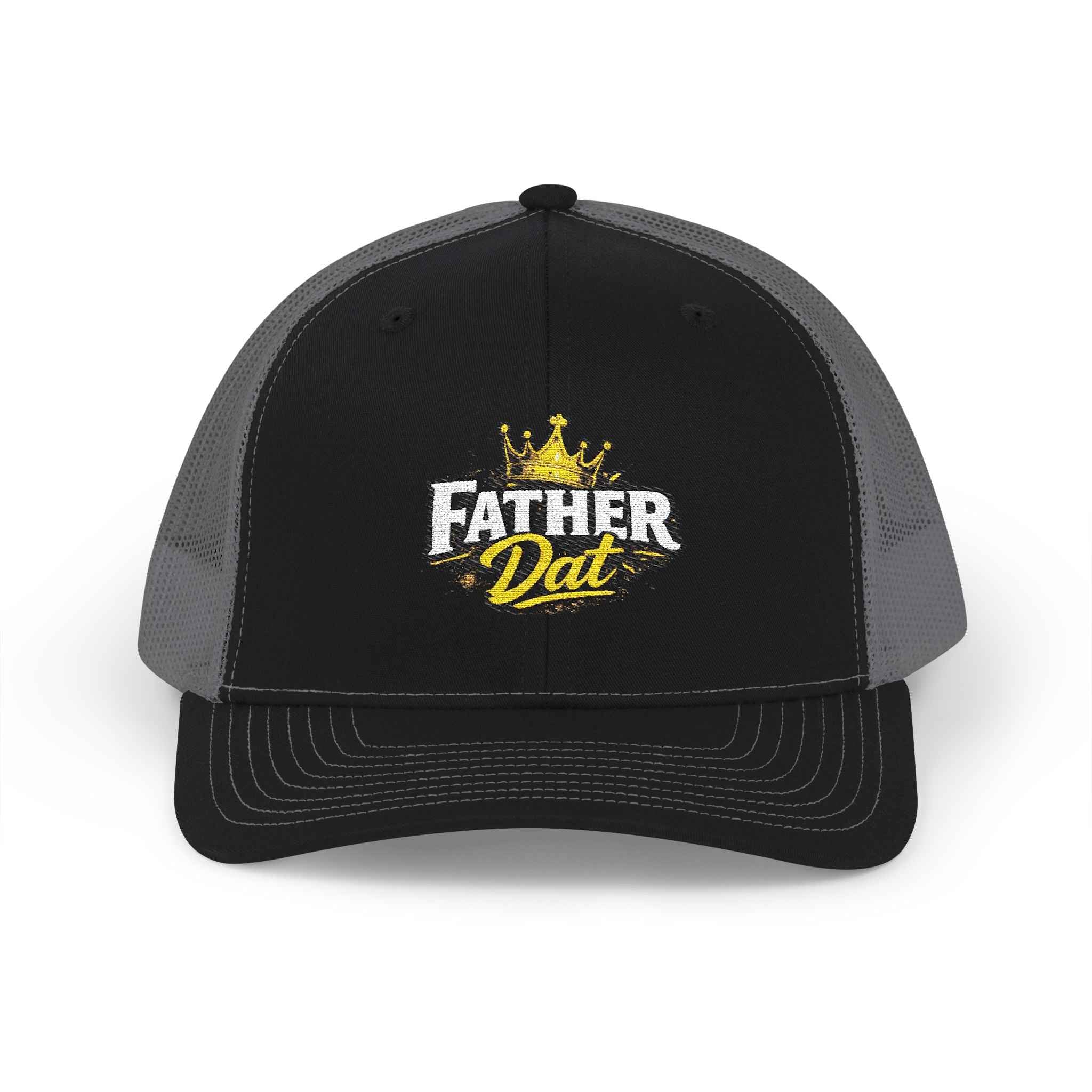 Father Dad Crown Snapback Trucker Cap