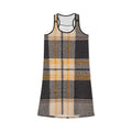 Plaid Racerback Dress - IAKAM