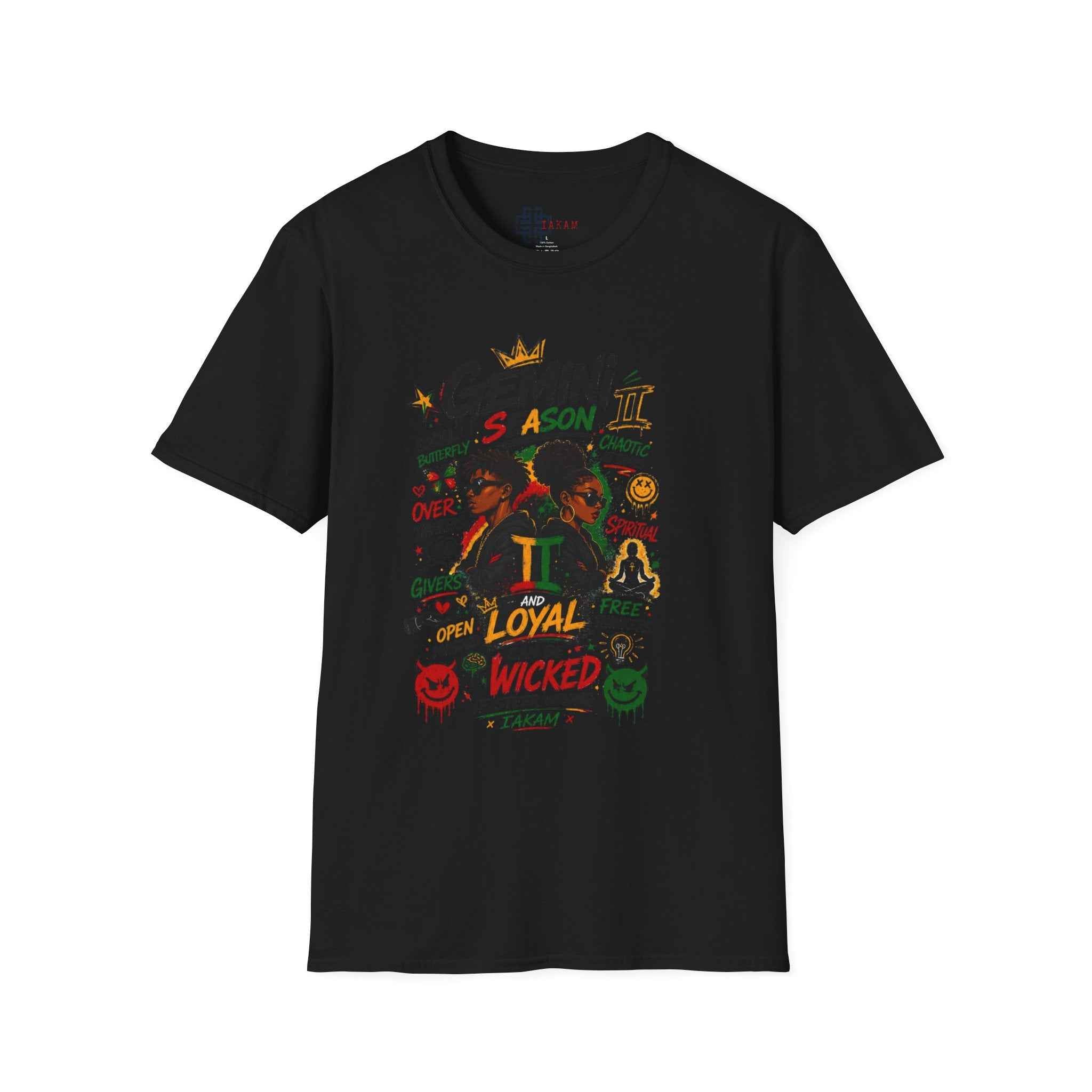 Gemini Season II T-Shirt — Loyal & Wicked Zodiac Graphic Tee