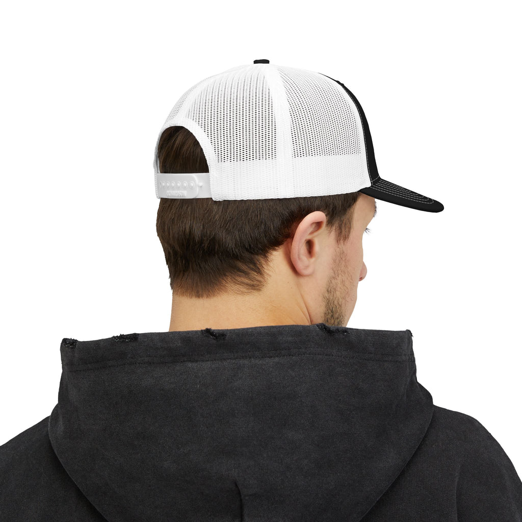 Lion Patch Trucker Cap - Embroidered Golden Lion Snapback