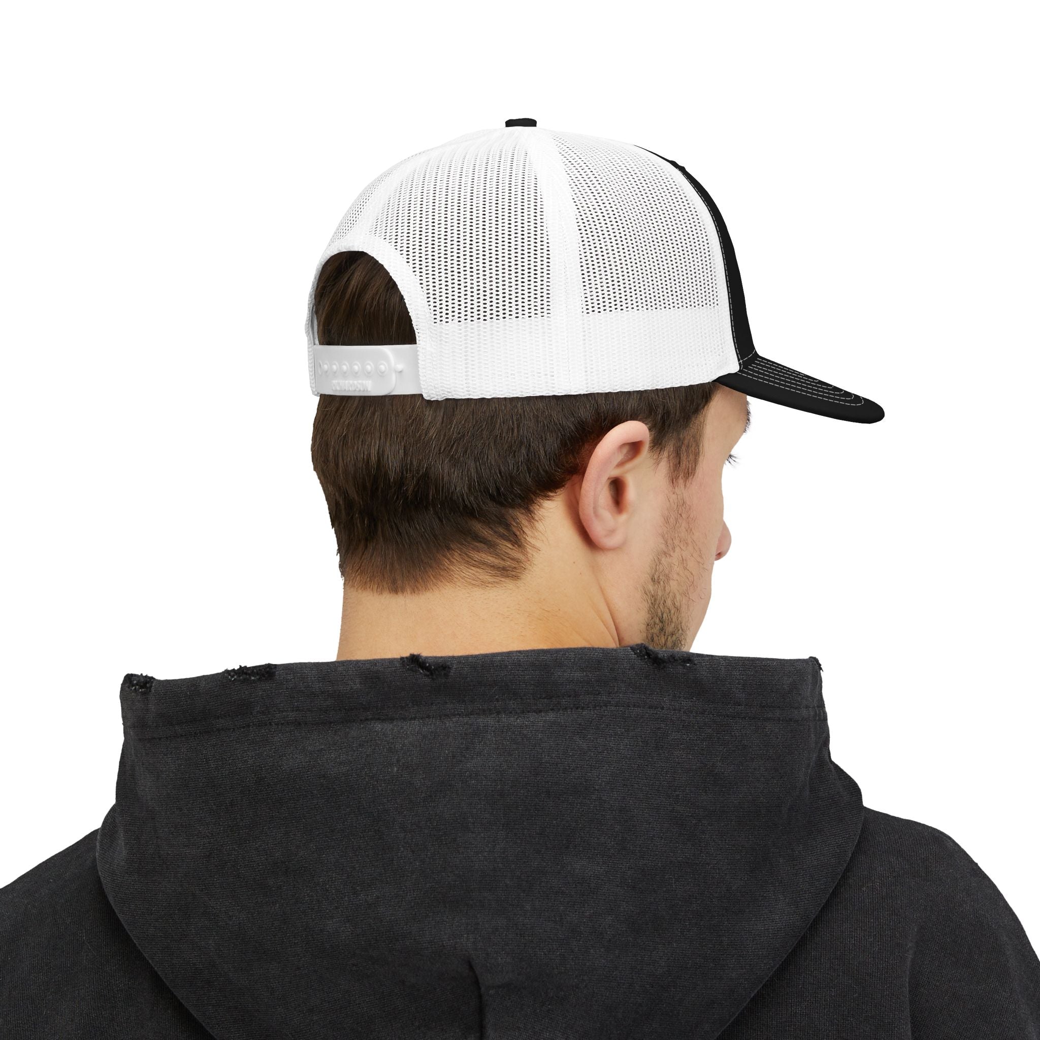Lion Patch Trucker Cap - Embroidered Golden Lion Snapback