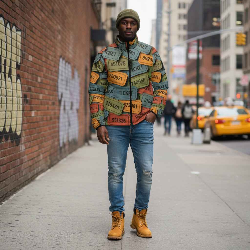 Men's Puffer Ticket Jacket - IAKAM