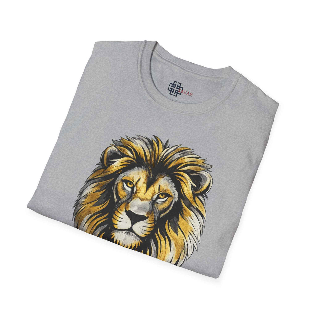 Lionheart Graphic T-Shirt - Striking Lion Head Art Design