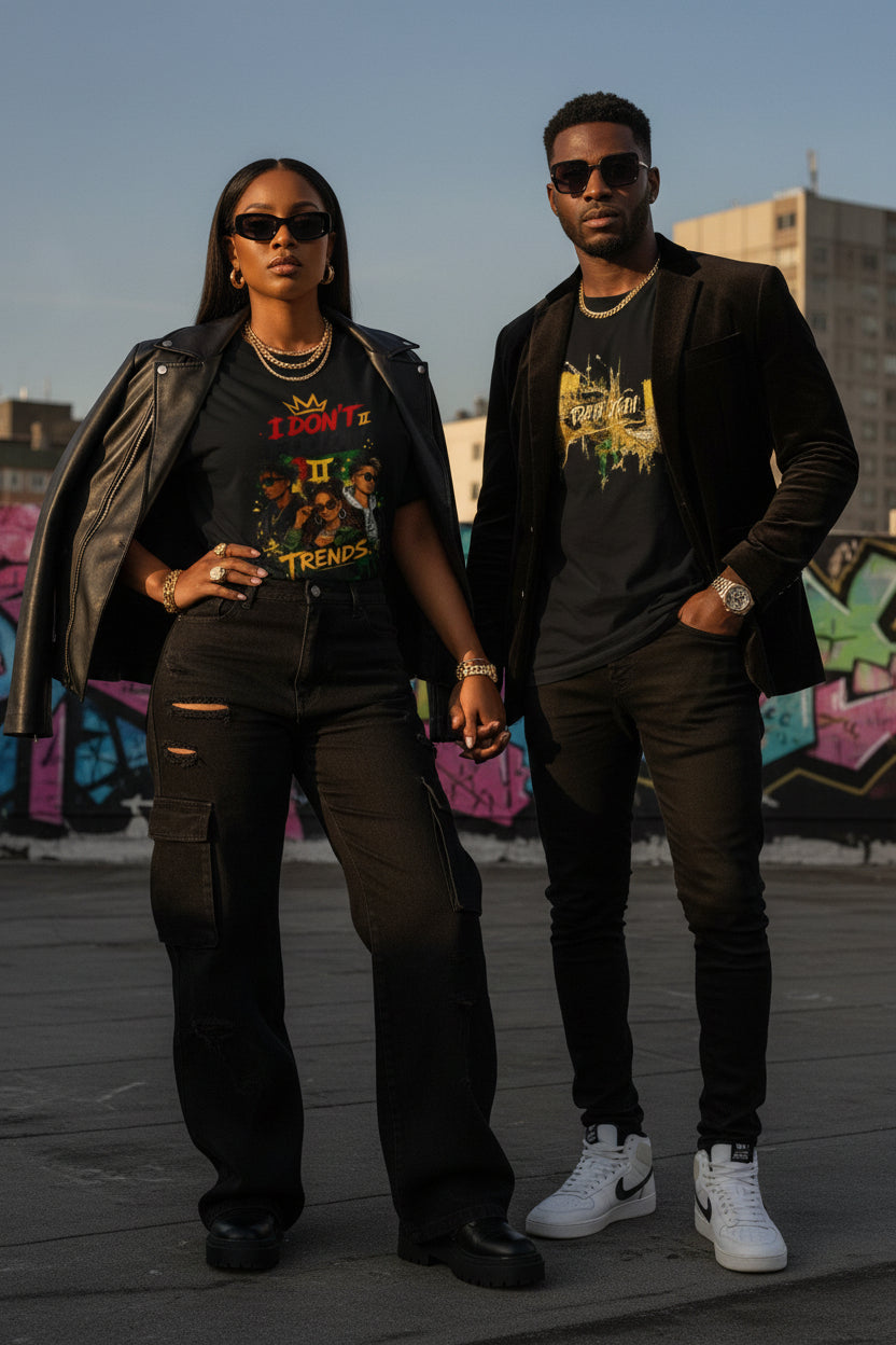I Don't Follow Trends T‑Shirt 3— Retro Rebel Graphic Tee