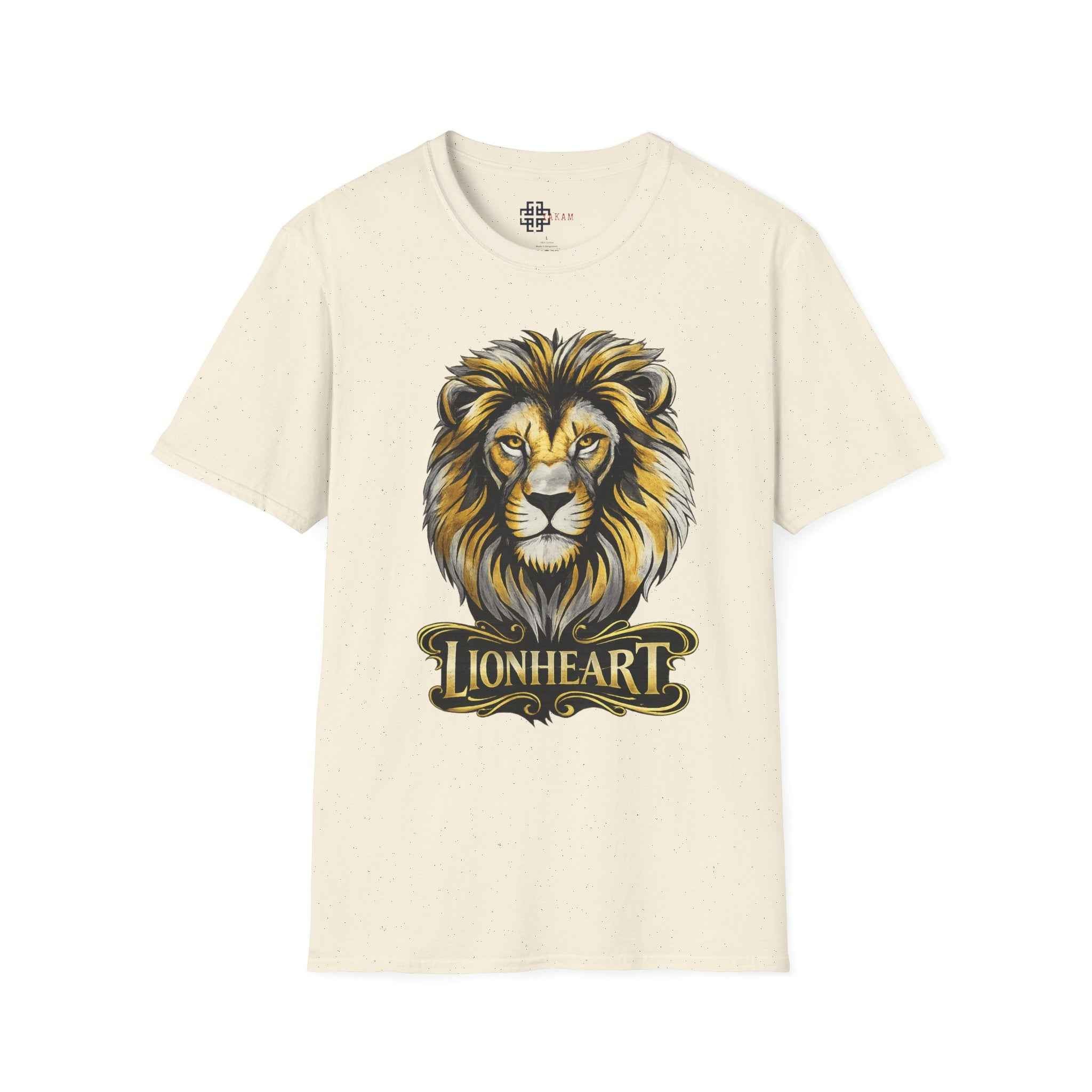 Lionheart Graphic T-Shirt — Bold Lion Head Design