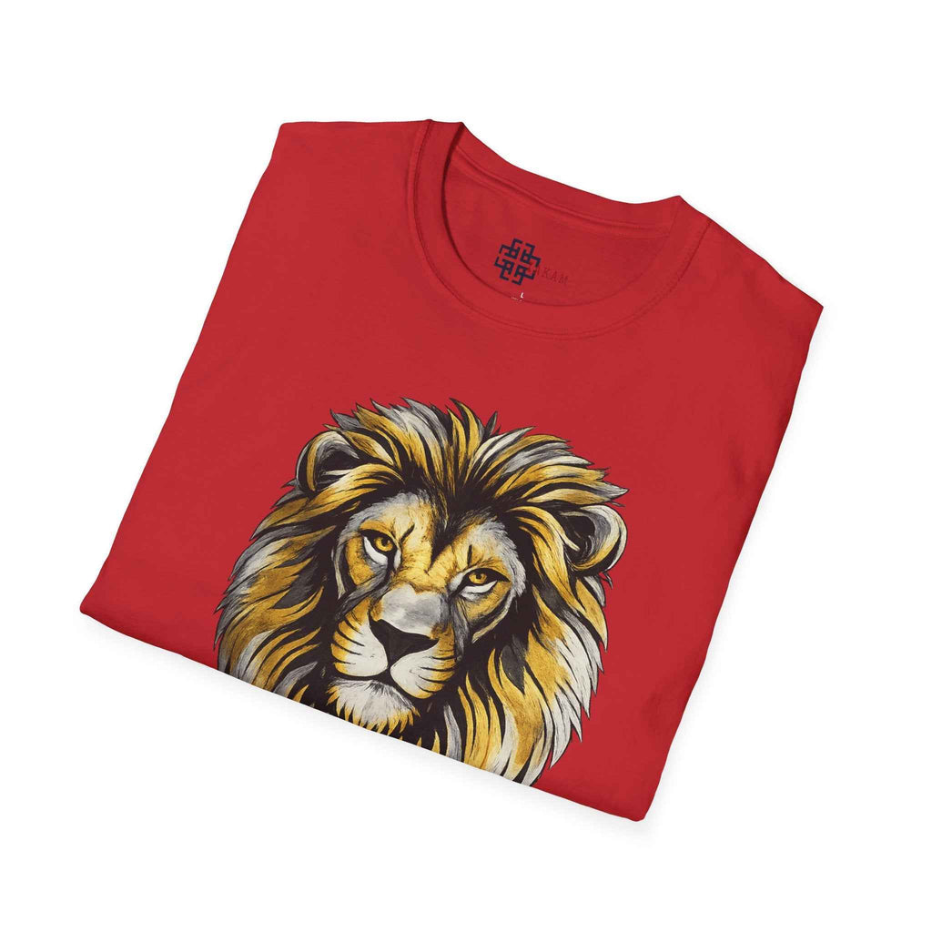 Lionheart Graphic T-Shirt - Striking Lion Head Art Design