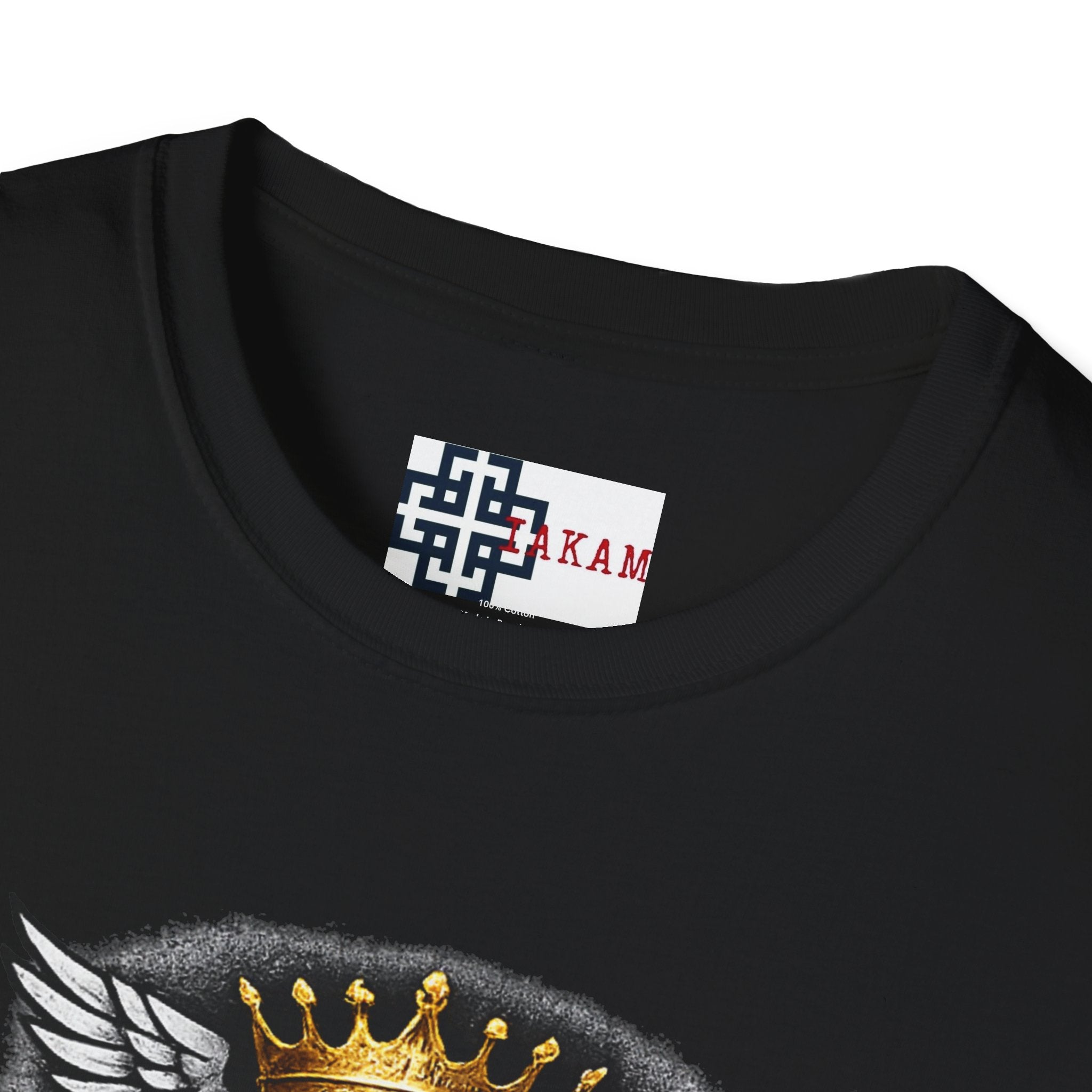 Elevate or Fade Streetwear T-Shirt - Motivational Tee with Crown & Wings