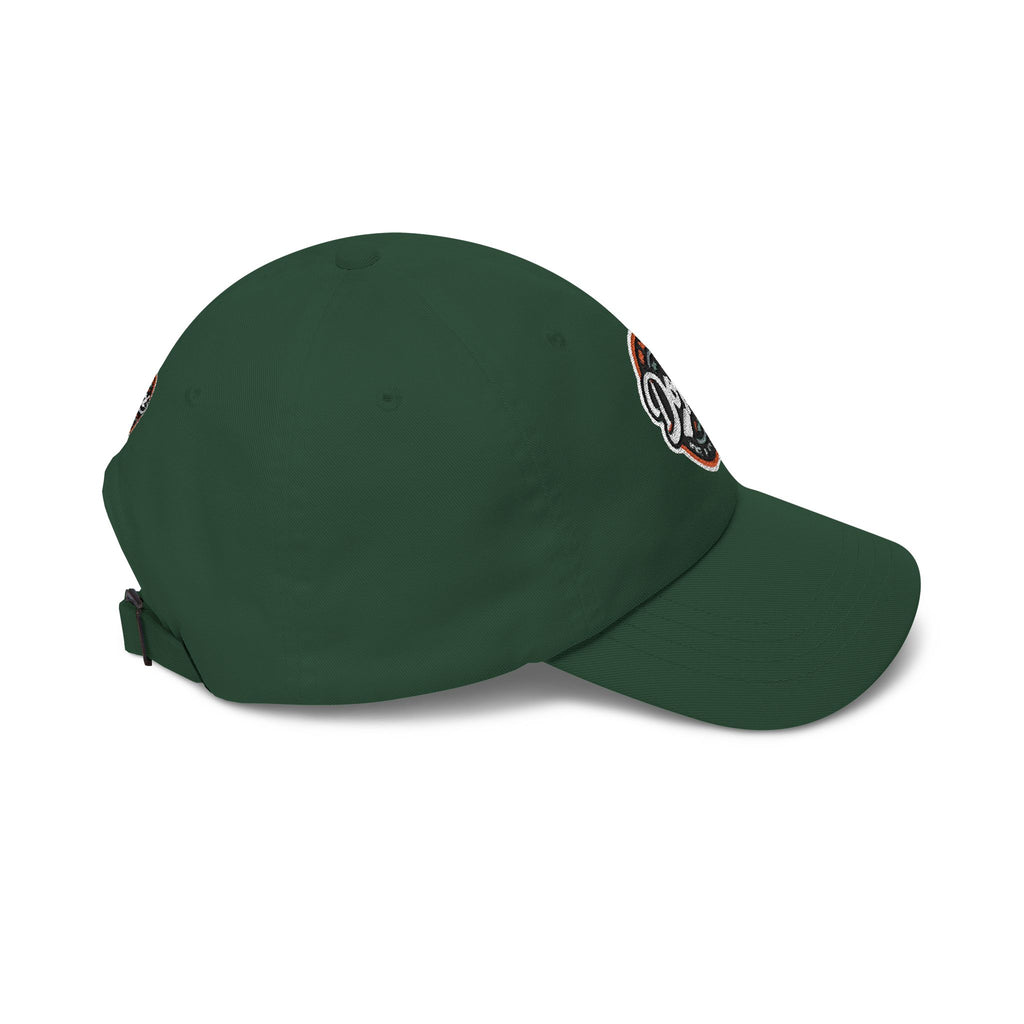 Dope Circle Embroidered Cap — Vintage Retro Logo Baseball Hat
