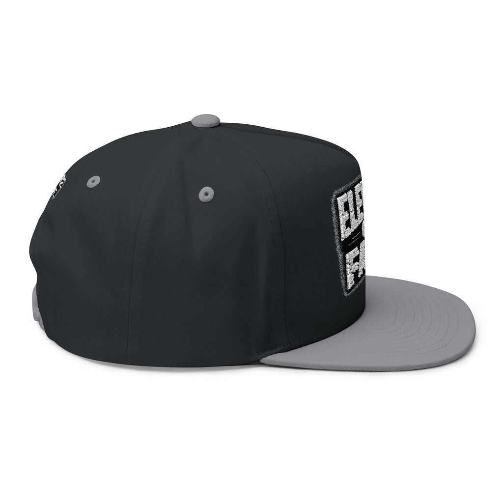 Elevate or Fade Flat Bill Cap for Trendy Casual Styles