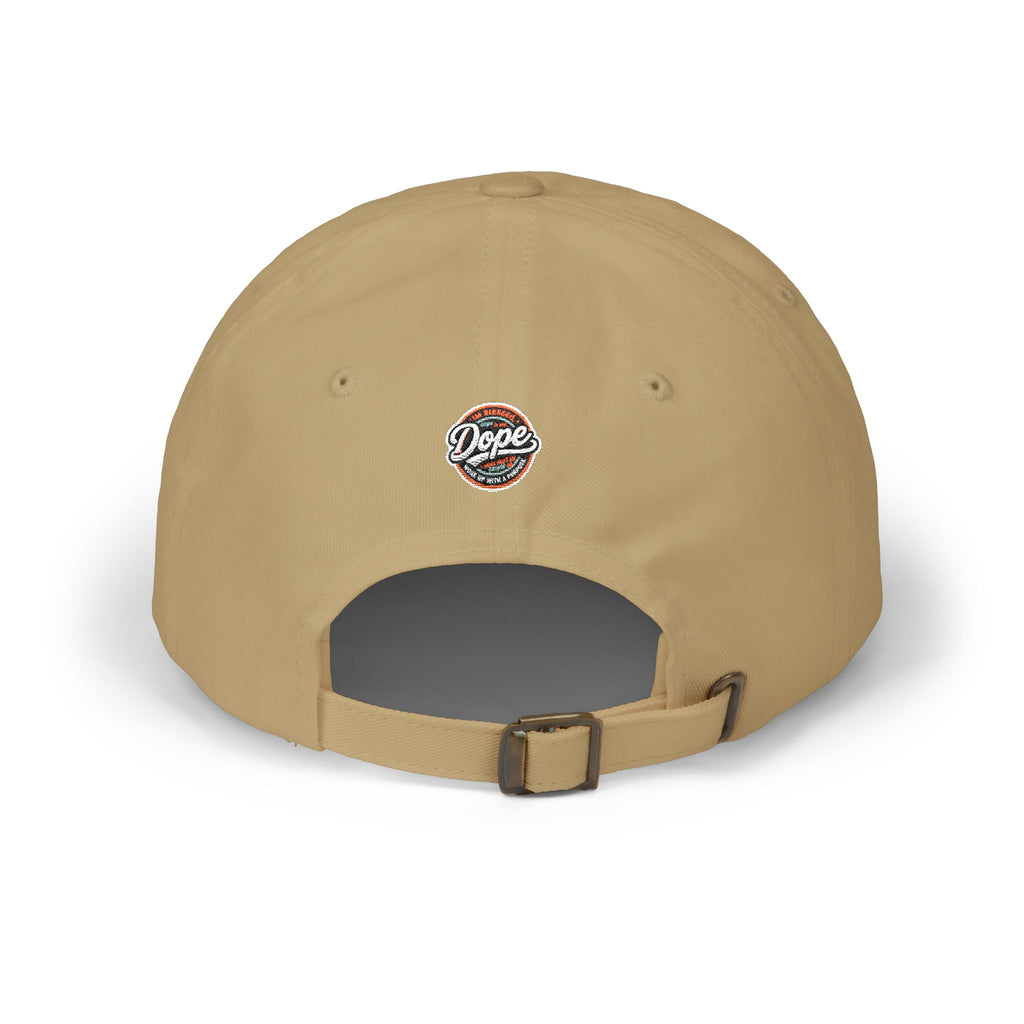 Dope Circle Embroidered Cap — Vintage Retro Logo Baseball Hat