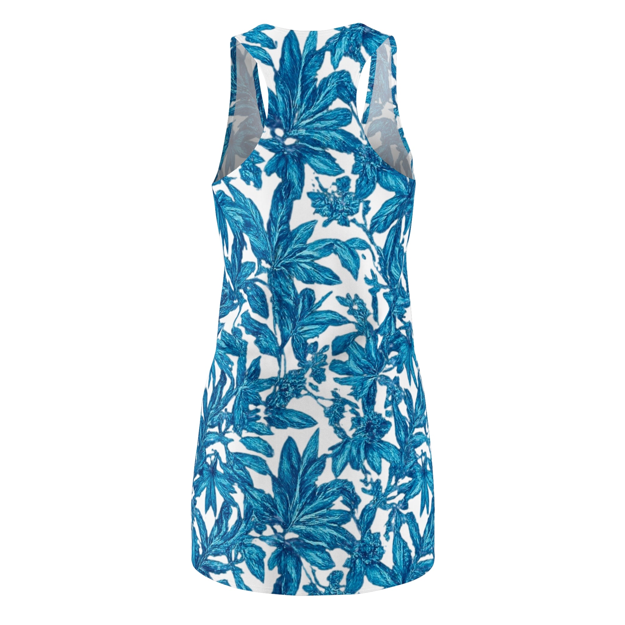 Tropical Floral Racerback Dress for Effortless Summer Style