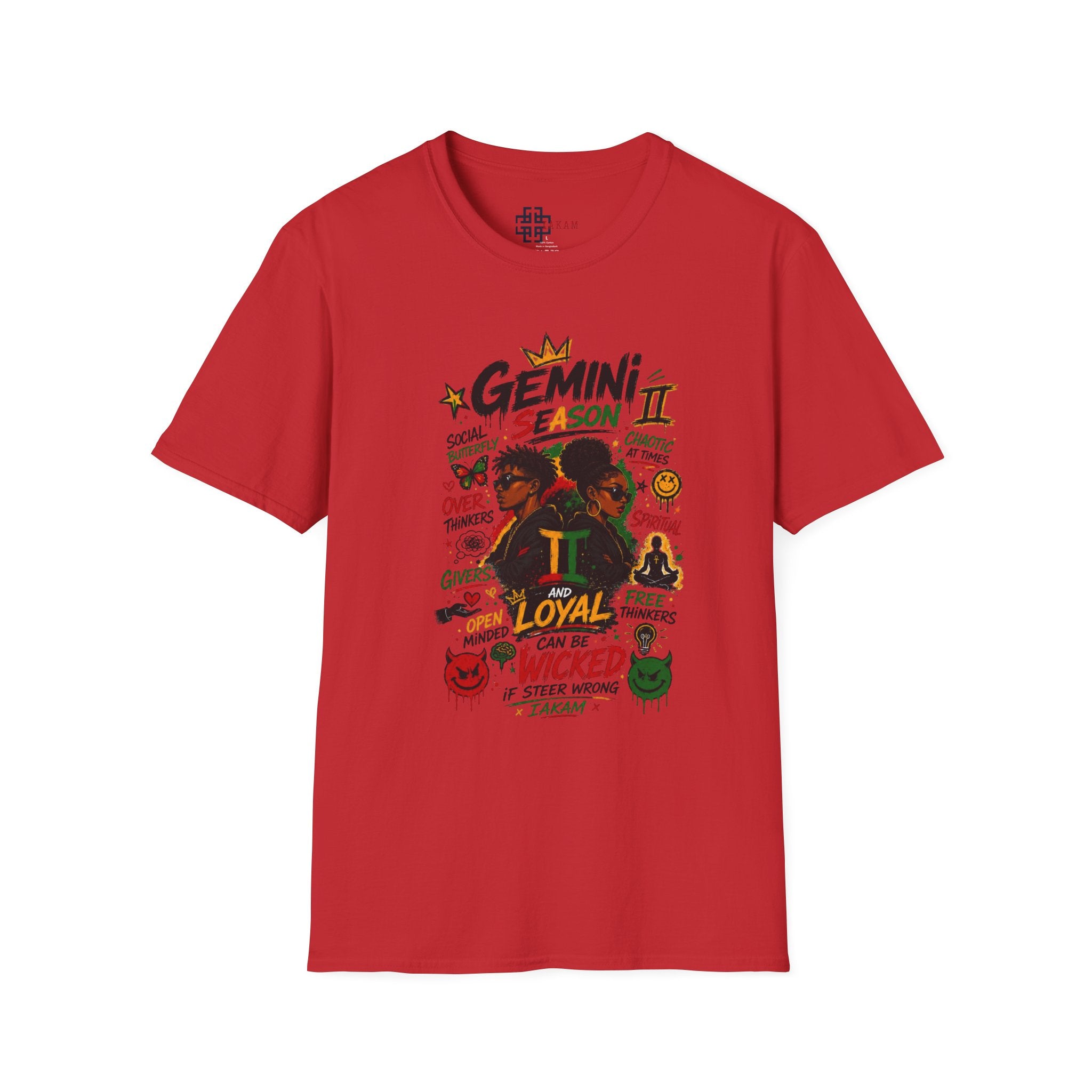 Gemini Zodiac T-Shirt - Gemini Season Graphic Tee for Trendsetters