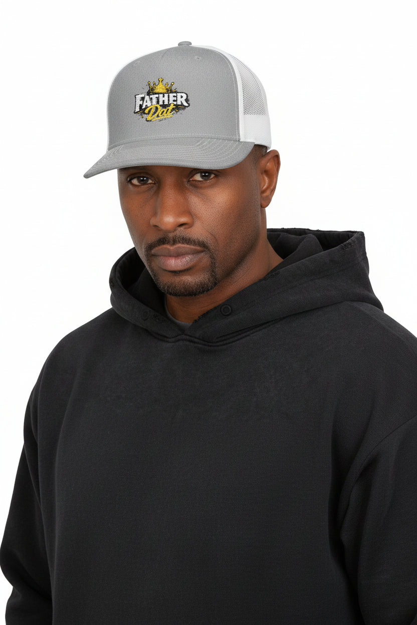 Father Dad Crown Snapback Trucker Cap