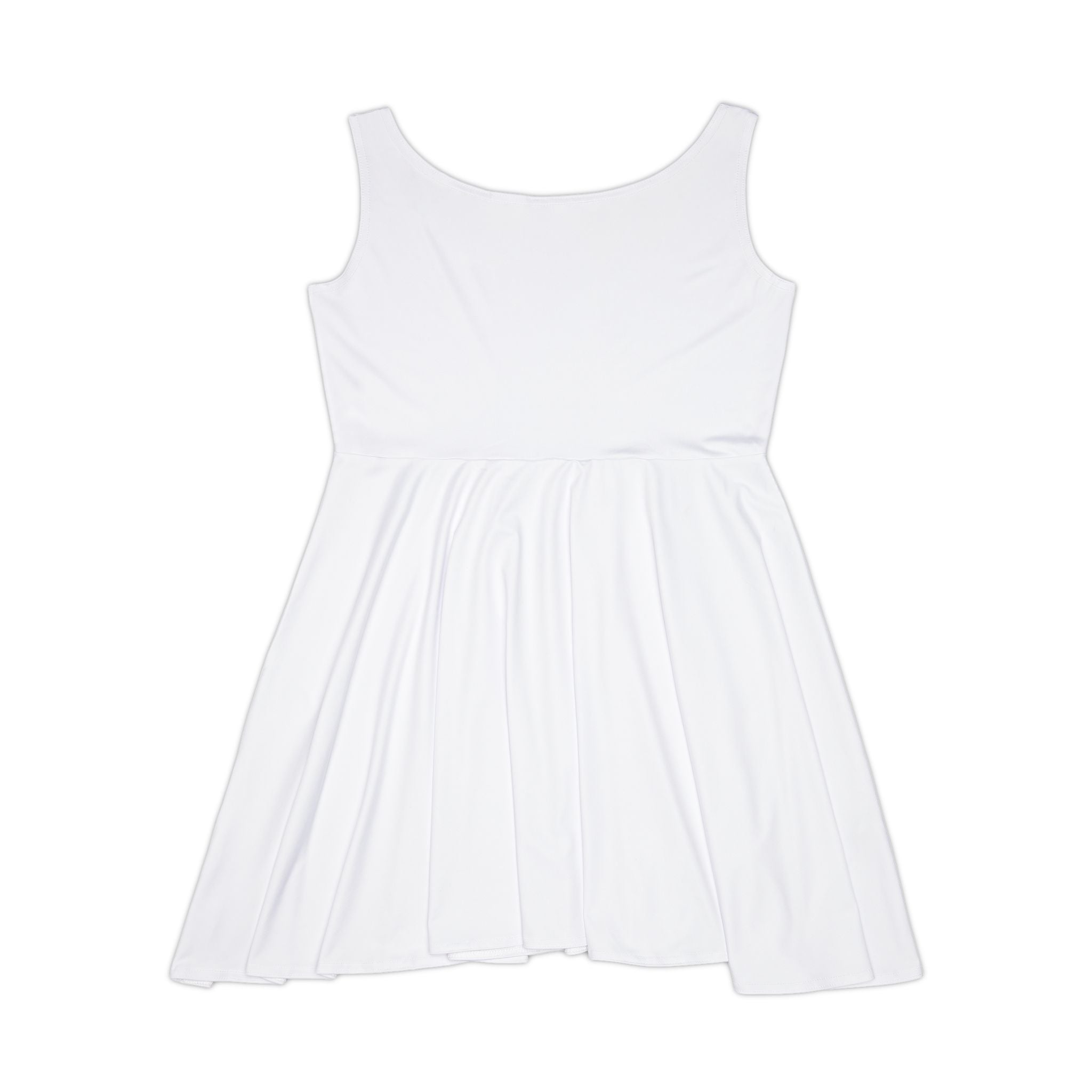 Elevate or Fade Art Skater Dress — Bold Retro Graphic